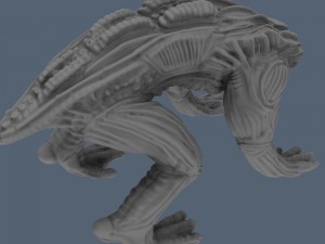 alien animal high poly Modelo 3D