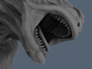 alien animal high poly Modelo 3D