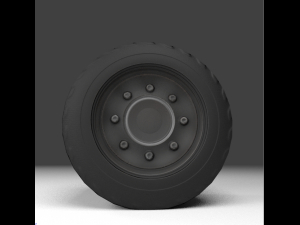 amphibious tank rigged Model 3D