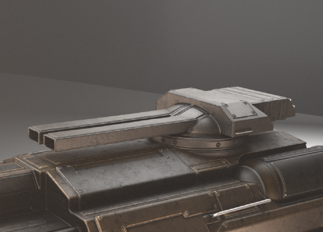 tank cannon Modelo 3D .c4d .max .obj .3ds .fbx .stl .blend 