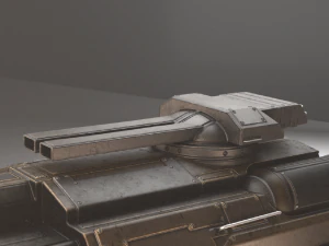 tank cannon 3D Model