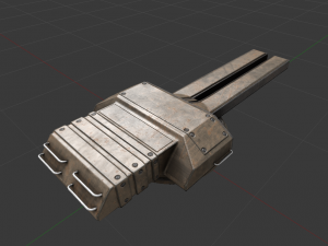tank cannon Modelo 3D