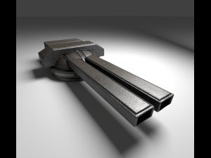 tank cannon Modelo 3D