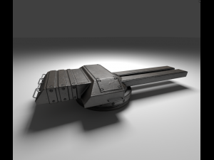 tank cannon Modelo 3D