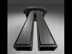 tank cannon Modelo 3D