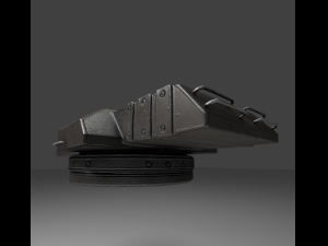 tank cannon Modelo 3D