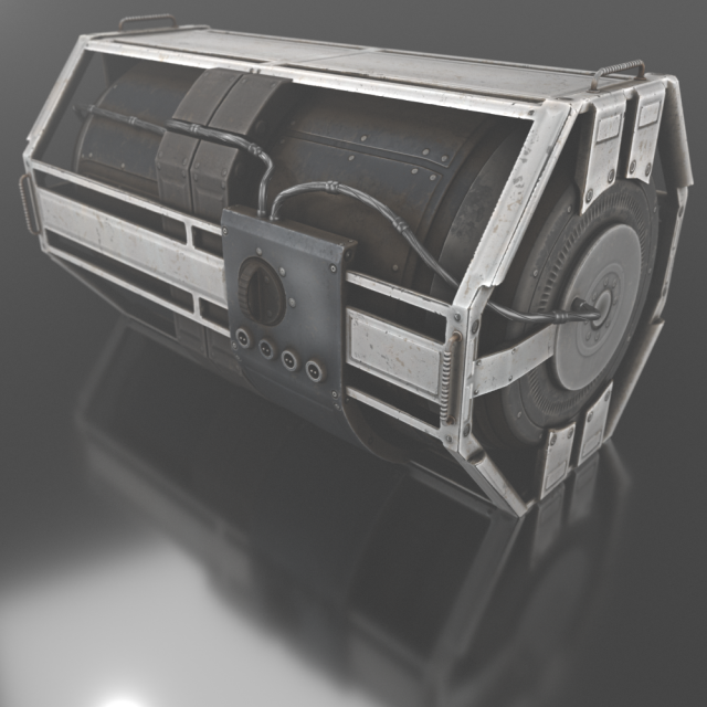 emergency backup generator Modèle 3D .c4d .max .obj .3ds .fbx .stl .blend 
