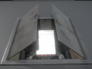 futuristic air defense tower animated 3D Модель