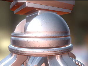 futuristic gatling tower 3D Model