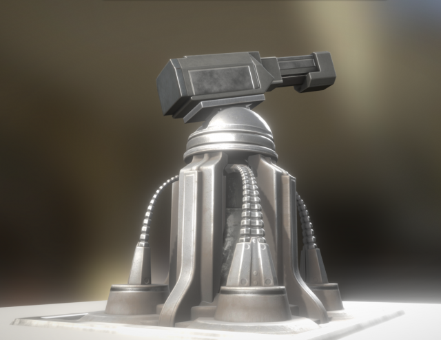 heavy tower animated 3D Model .c4d .max .obj .3ds .fbx .stl .blend 