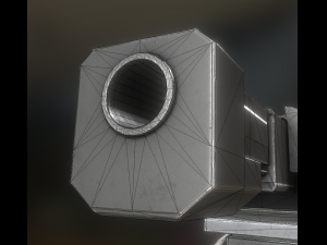 heavy tower animated 3D Model