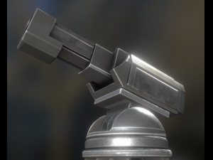 heavy tower animated 3D Model