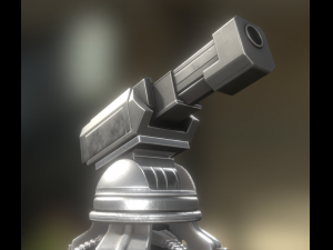 heavy tower animated 3D Model