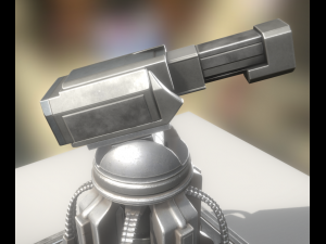 heavy tower animated 3D Model