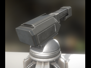 heavy tower animated 3D Model