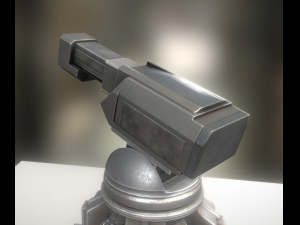 heavy tower animated 3D Model