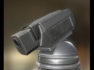 heavy tower animated 3D Model