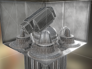 heavy tower animated 3D Model