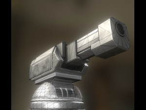 heavy tower animated 3D Model