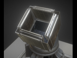 solar power tower animated and game ready Modelo 3D
