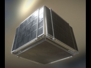 futuristic solar power module Model 3D