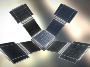 futuristic solar power module Model 3D