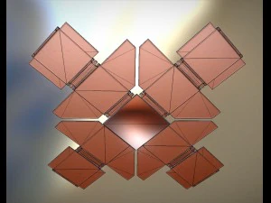 futuristic solar power module 3D Model