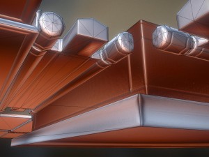 futuristic solar power module Model 3D