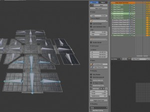 futuristic solar power module Model 3D