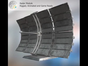 радарний модуль 3D Модель
