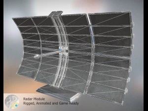 moduł radarowy Model 3D