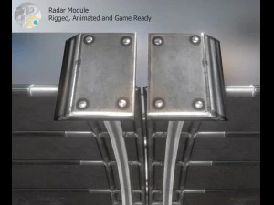 moduł radarowy Model 3D