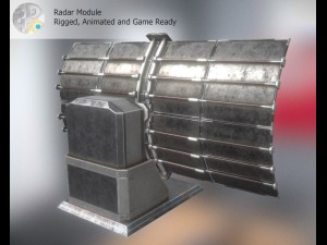 radar module Modello 3D
