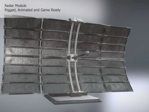 moduł radarowy Model 3D