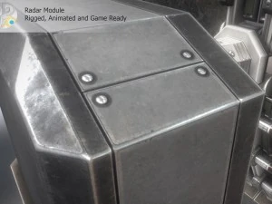 moduł radarowy Model 3D