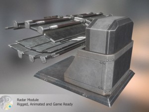 radar module Modello 3D
