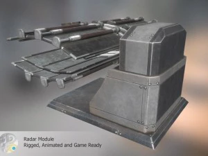 moduł radarowy Model 3D