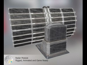radar module Modello 3D
