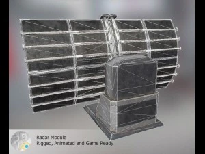 moduł radarowy Model 3D