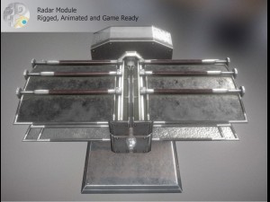 radar module Modello 3D