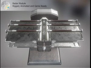 moduł radarowy Model 3D