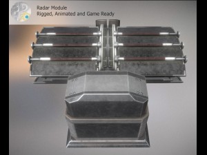 radar module Modello 3D