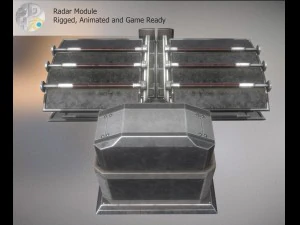 moduł radarowy Model 3D