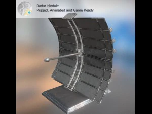 moduł radarowy Model 3D