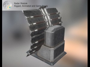 radar module Modello 3D