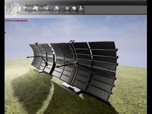 moduł radarowy Model 3D