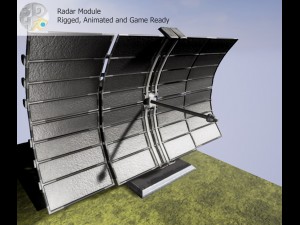 radar module Modello 3D