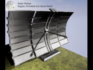 moduł radarowy Model 3D