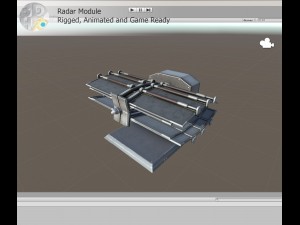 radar module Modello 3D