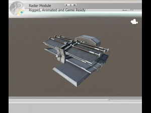 moduł radarowy Model 3D